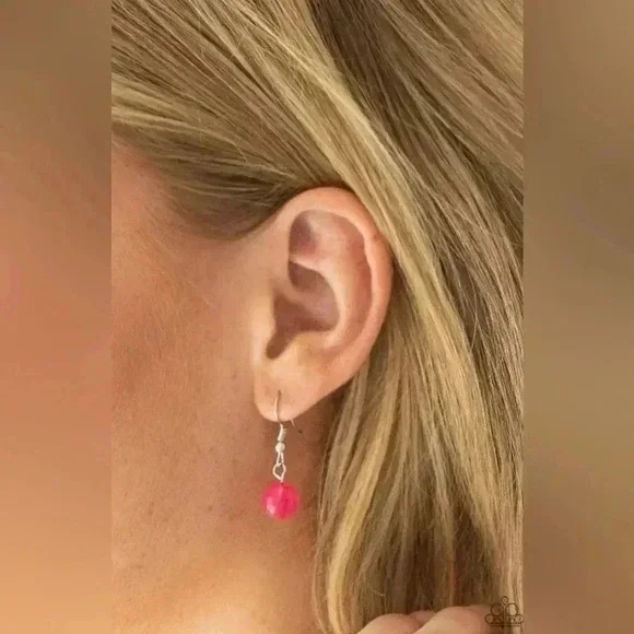 Trending Tropicana- Pink Necklace - Picture 3 of 9